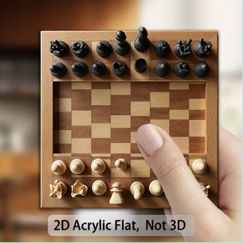 Mini chess board fridge magnet - mini,