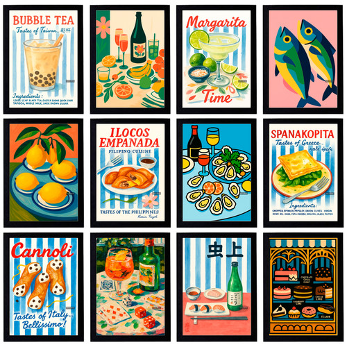 Food vinyl fridge magnets - fridge,